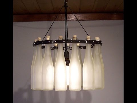 Video: Lempos Iš Butelių (35 Nuotraukos): šviestuvo Atspalvis Iš Stiklo Ir Plastikinių Butelių