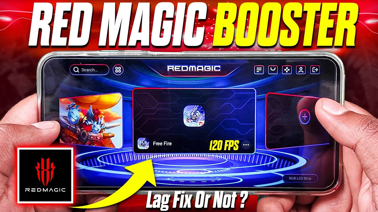 Free Fire Lag Fix Red Magic Game Launcher Test