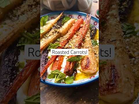 Roasted Carrots Recipe | Easy side dish! #shorts