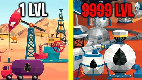 Idle Oil Tycoon! MAX LEVEL MARS OIL STATION EVOLUTION! Max Level Pump And Barrel! (9999 + Level Oil)