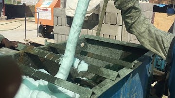 Foam and Concrete Mix for CLC Block Production (by Zaw Ti Ka Co.,Ltd)