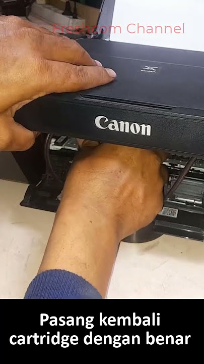Printer Canon MG2570S Kedip Error 5 kali atau 15 kali Code 1687 an ink cartridge cannot be recognize