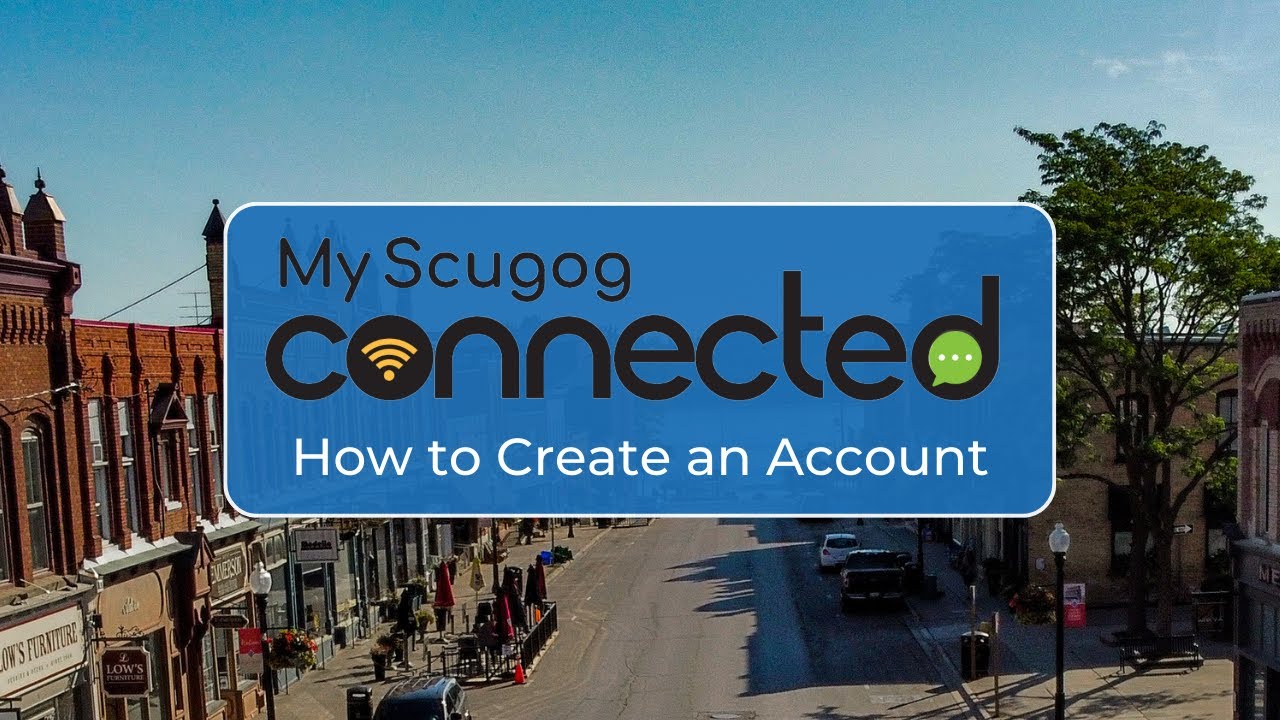 My Scugog Connected - How to Create an Account