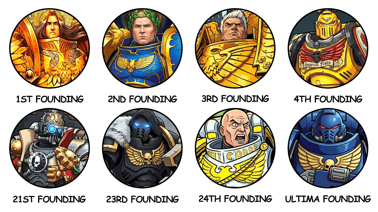 Every Founding in Warhammer 40k Explained - YouTube