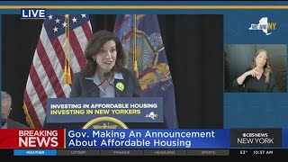 Gov. Hochul makes announcement about affordable housing