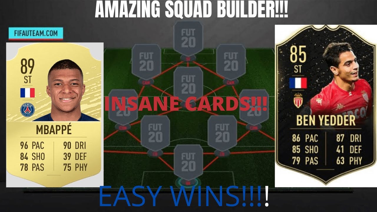 AMAZING 300K SQUAD BUILDER!!!!-FIFA 20