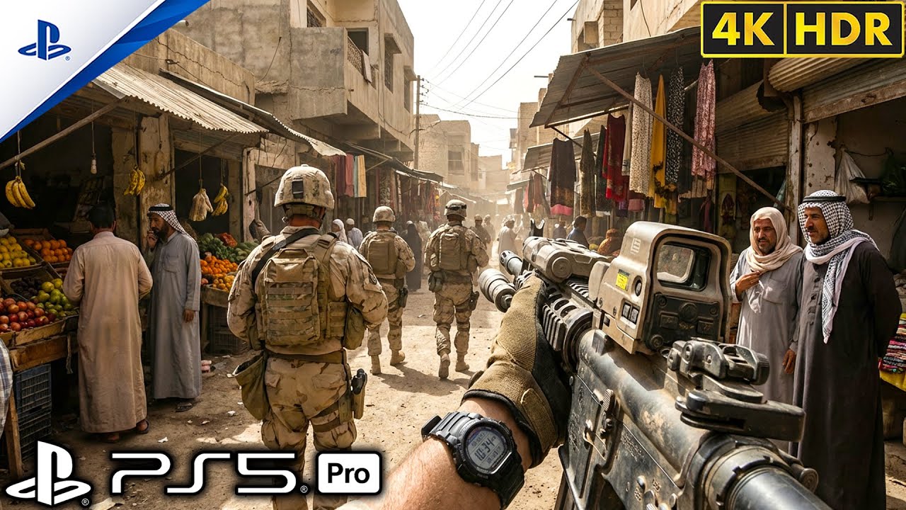 (PS5) American Forces Enter Egypt Intense Urban Warfare | Realistic Gameplay [4K60FPS] Battlefield