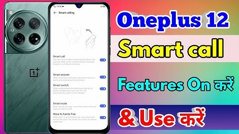 how to smart call in oneplus 12 | oneplus 12 smart call setting kaise kare