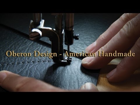 Oberon Design Leather Covers for Journals, Notebooks, Portfolios & Moleskines - video from Oberon Design
