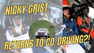 Nicky Grist Returns to CoDriving after 20 years?! | BRC PreEvent Test at Sweet Lamb Rally | VLOG