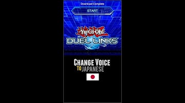 Yugioh Duel Links - HOW to change Voice to Japanese?