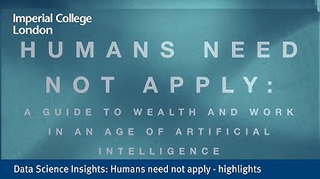 Data Science Insights: Humans need not apply - highlights