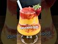 Sunset Berry Mood 🍓🧡 #sommerdrink #asmr #asmrsounds #asmrvideo #drinkreels #getränke