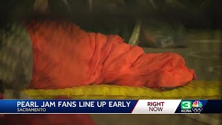 Pearl Jam fans line up early for Sacramento show