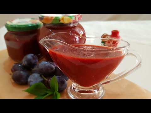 Video: Adjika plum for the winter according to the recipe 
