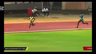 JAMAICA WITH THE BOYS U17 4x400 METER FINAL π―π²