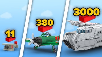 LEGO Planes From WW2 in Different Scales | Comparison