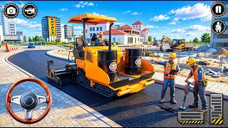 Road Construction Simulator 3D gameplay - Asphalt Paver Gameplay screenshot 5