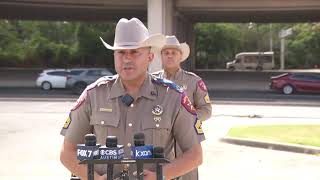 The Upper deck of I-35 closed due to law enforcement incident
