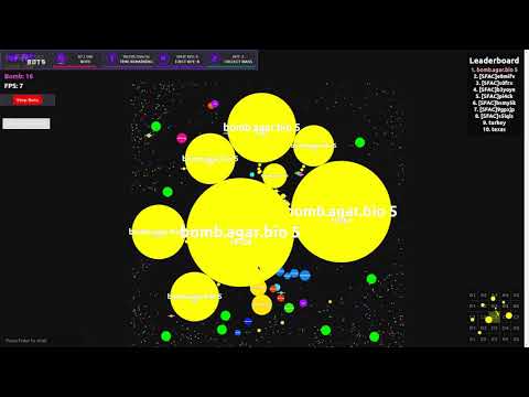 NEW MASS BOTS ON AGAR.IO CLONE [NEW]