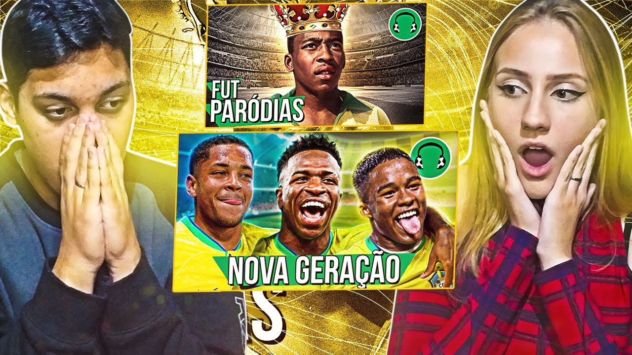 [2em1] REACT - ♫ A NOVA GERAÇÃO DO BRASIL! 🔥| ♫ PELÉ ETERNO! NOSSO ADEUS AO MAIOR DE TODOS 👑