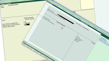 Create SB,Current,OD(Checking Account) Bank Ledger in Tally ERP 9