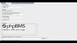 Phpbms - Configuring After A New Install