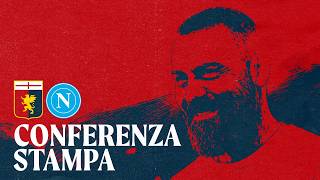 DEROSSI GENOA NAPOLI PRESS CONFERENCE