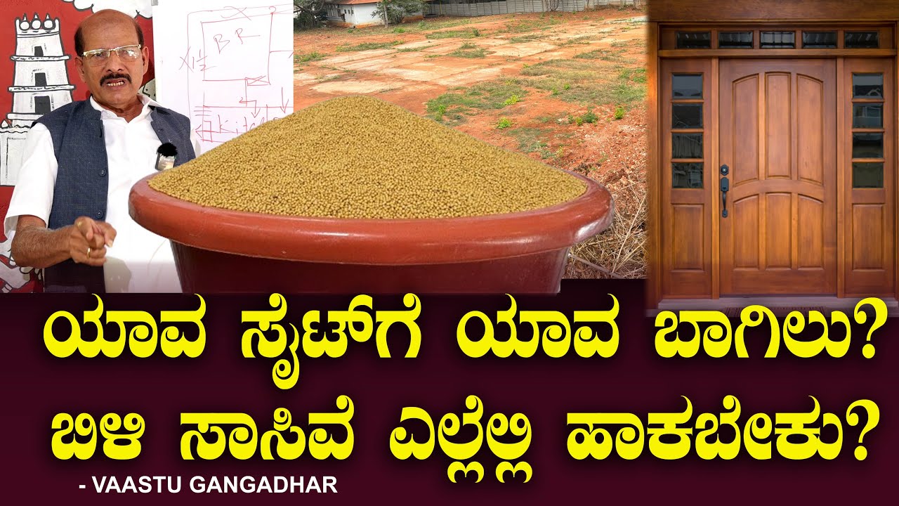 ಬಿಳಿ ಸಾಸಿವೆ ಎಲ್ಲೆಲ್ಲಿ ಹಾಕಬೇಕು? ಯಾವ ಸೈಟ್ ಗೆ ಯಾವ ಬಾಗಿಲು ಇಡಬೇಕು? White Mustard Use | Vastu Gangadhar