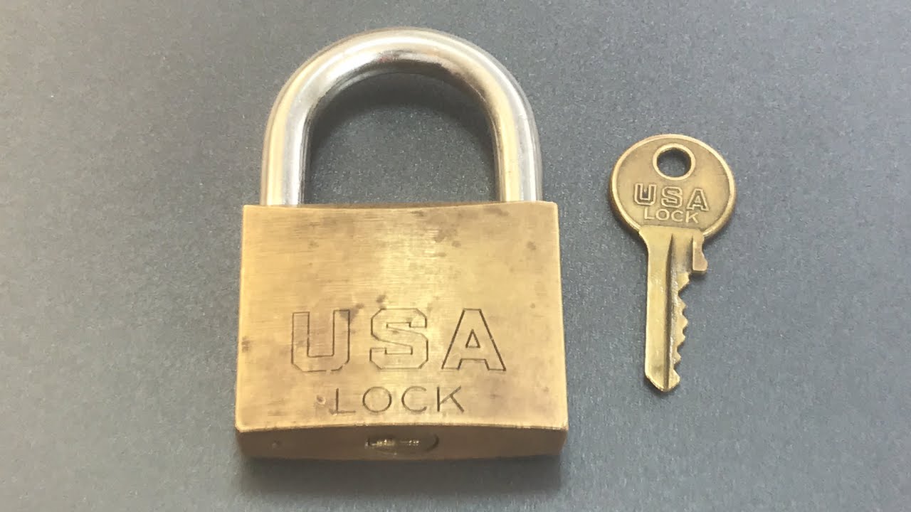 [647] USA Lock... Made in Swaziland? - YouTube