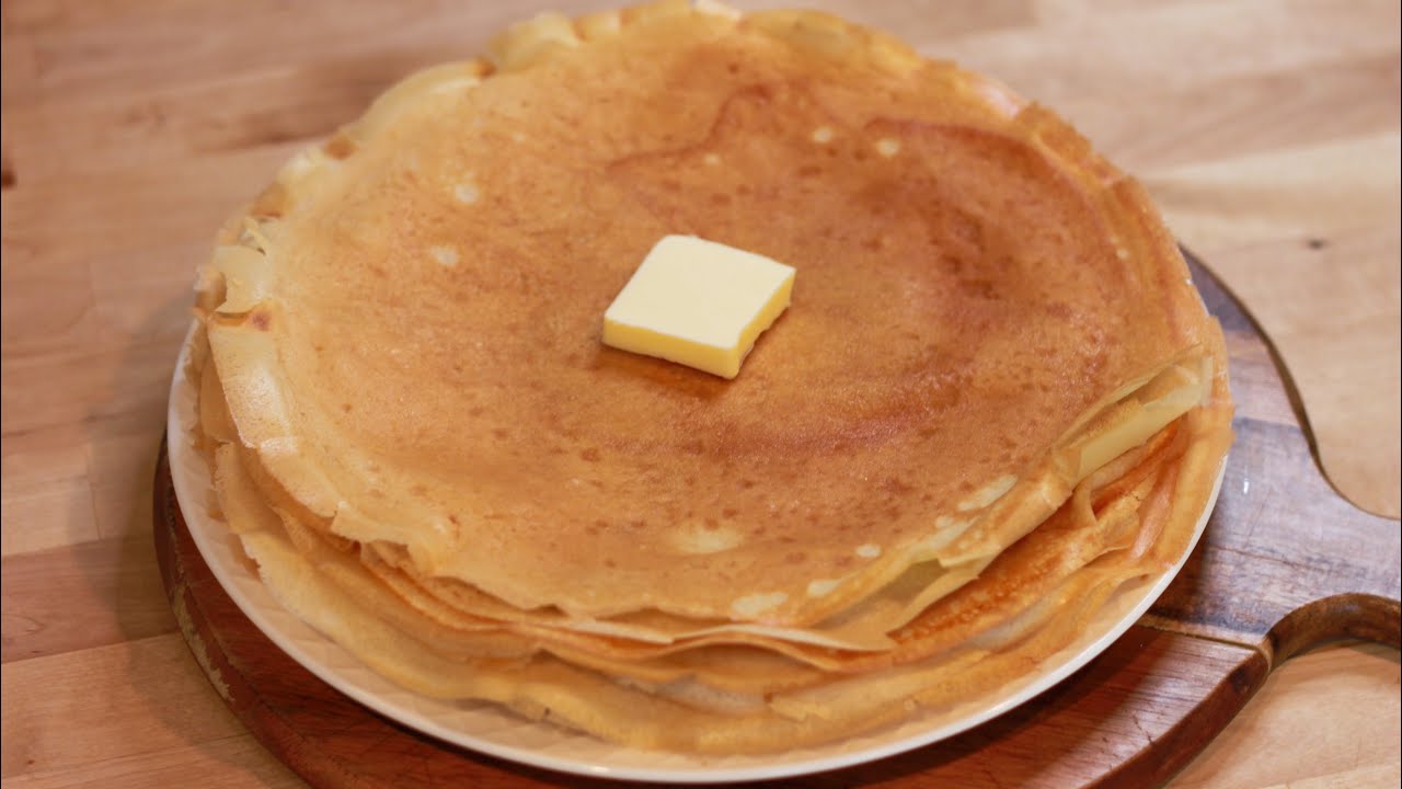 Thin Crepes from Sourdough Discard | No Waste Recipe