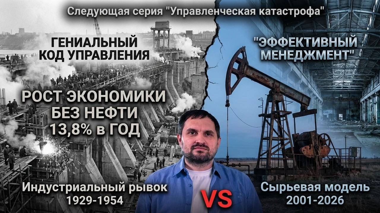 КАК ПОСТРОИТЬ ПРОМЫШЛЕННУЮ ДЕРЖАВУ С НУЛЯ ЗА 25 ЛЕТ? Управленческий код 1929-1954 для будущего...