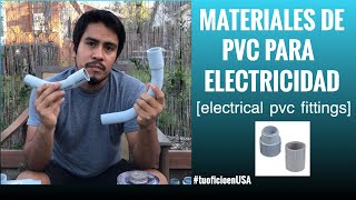 Materiales De PVC Para Electricidad || electrical pvc fittings