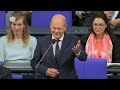 Olaf Scholz stellt sich Fragen der Abgeordneten im Bundestag