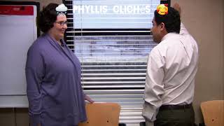 🌧 Phyllis Clichés 🥰 | #TheOffice #Rain #Weather #Cliche #Prank #Money #Shorts #Reels