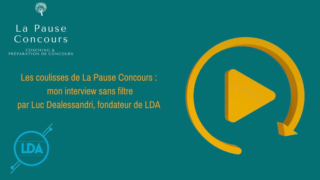 Les coulisses de La Pause Concours : mon interview sans filtre