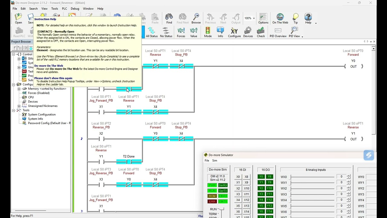 Forward/Reversing Circuit