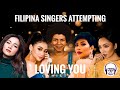 FILIPINO SINGERS | Attempting 'Loving You' Whistle/Head Voice by Minnie Riperton