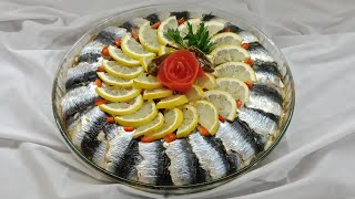 كرتان بسمك السردين وبحشو لذيذ ومنظر جميل.السردين بالشعرية الصينية سهل التحضير#Gratin_de_sardine