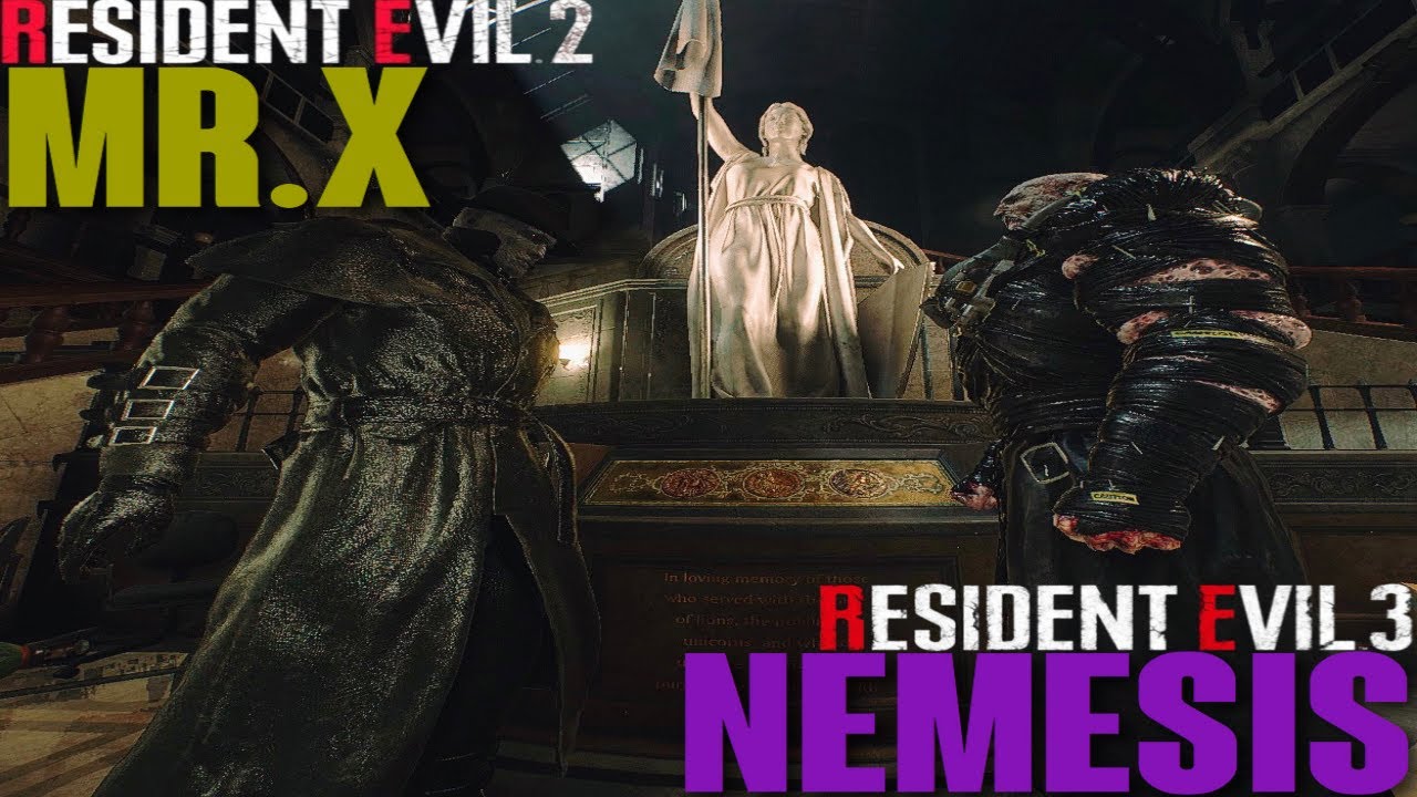 Mr. X and Nemesis : r/residentevil