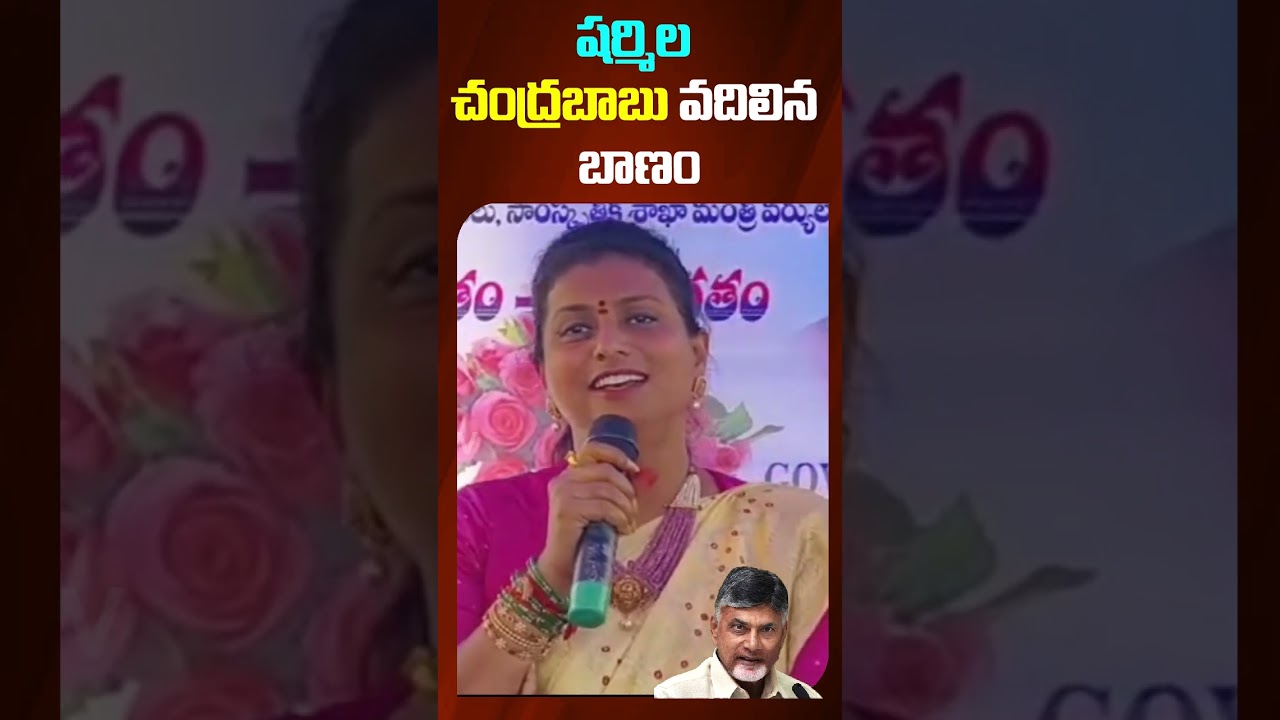 Minister Roja Comments on YS Sharmila 