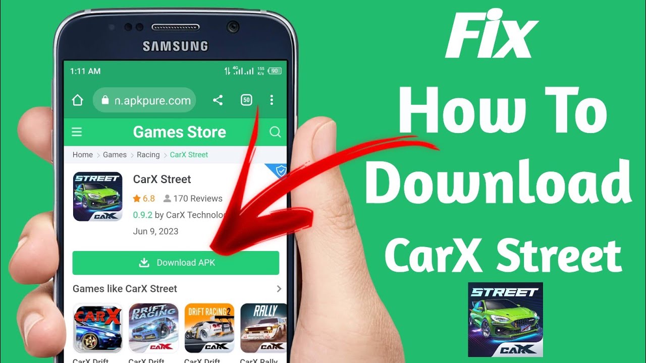 How To Download CarX Street Game In Android Update Version  | V. 1.0.0 (666)