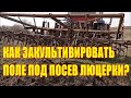 Как закультивировать поле под посев люцерны?