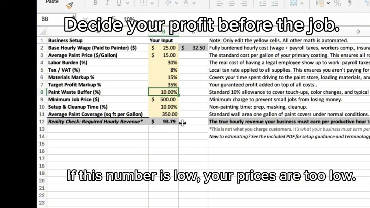 ProBidSystems Professional Paint Estimating with Profit-Lock. Never underbid again.