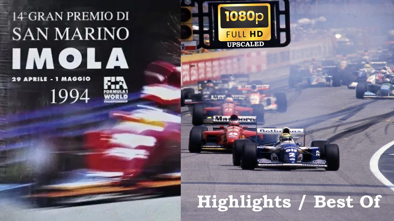 F1 1994 San Marino Grand Prix Imola [Highlights/Best Of] [1080p FULL HD/Upscaled]