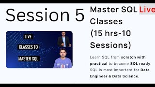 SQL Session 5