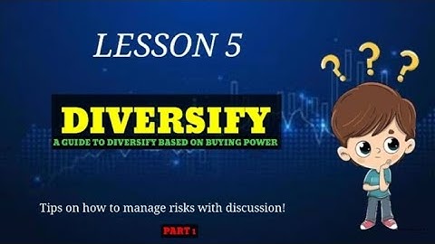 PSE Lesson 5: Diversify (Trader
