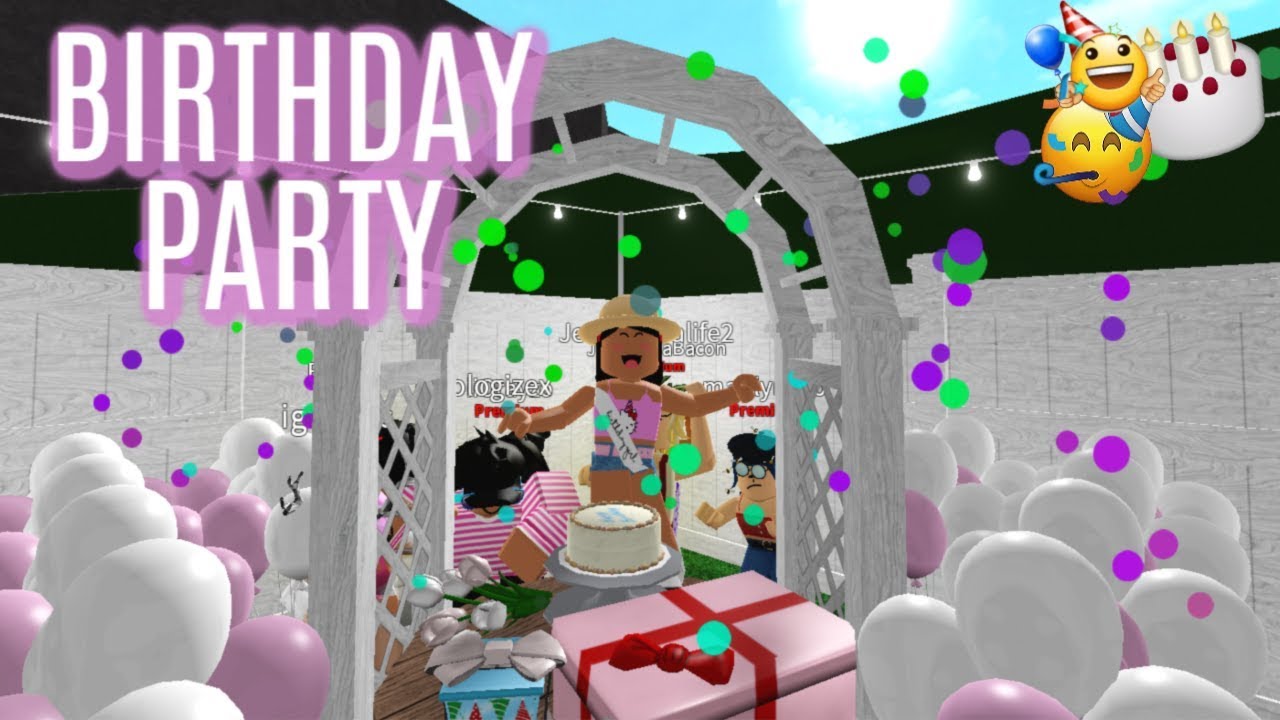They Threw Me A Surprise Birthday Party Ii Roblox Bloxburg Youtube