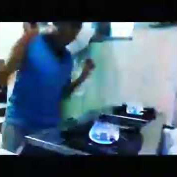 Remixing with gas cooker