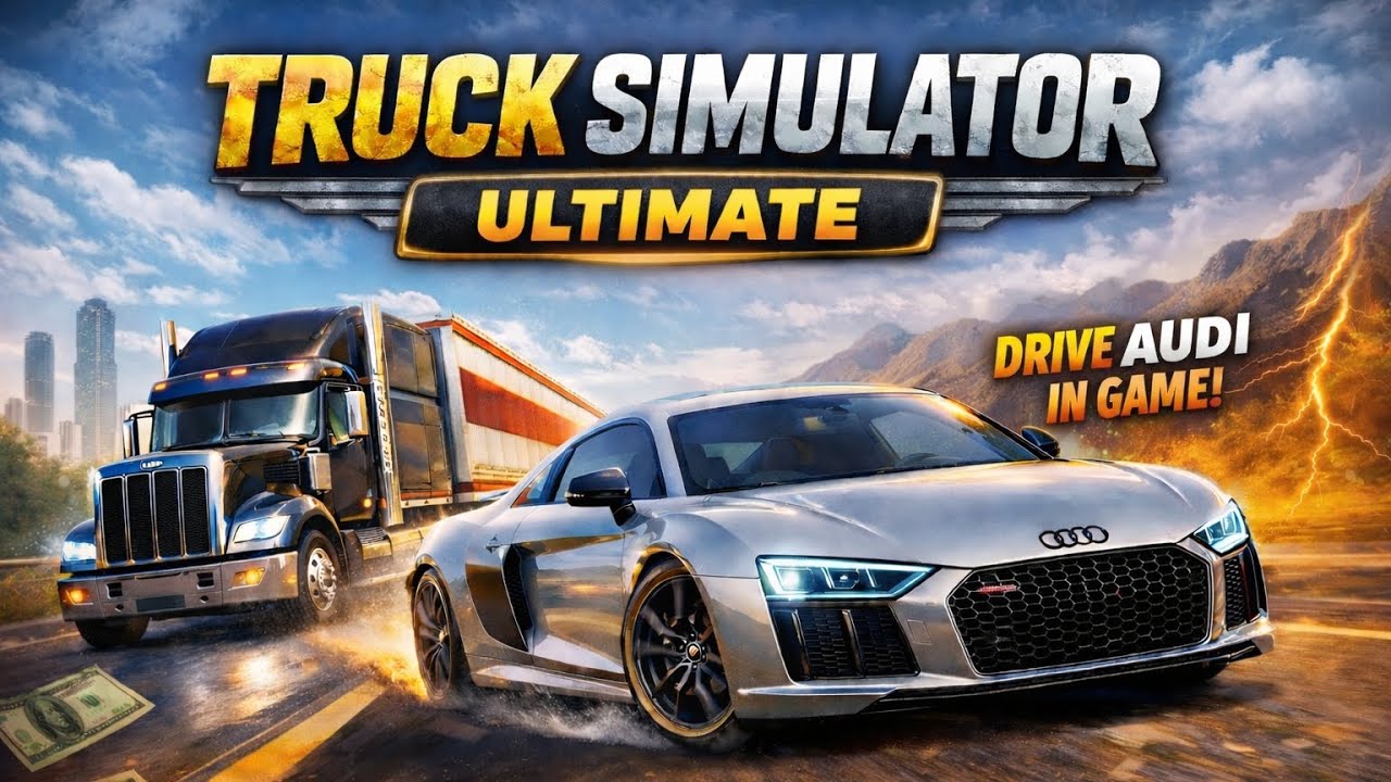 Truck Simulator Ultimate 🚛💥 | Driving Audi in a Truck Game?! 😱